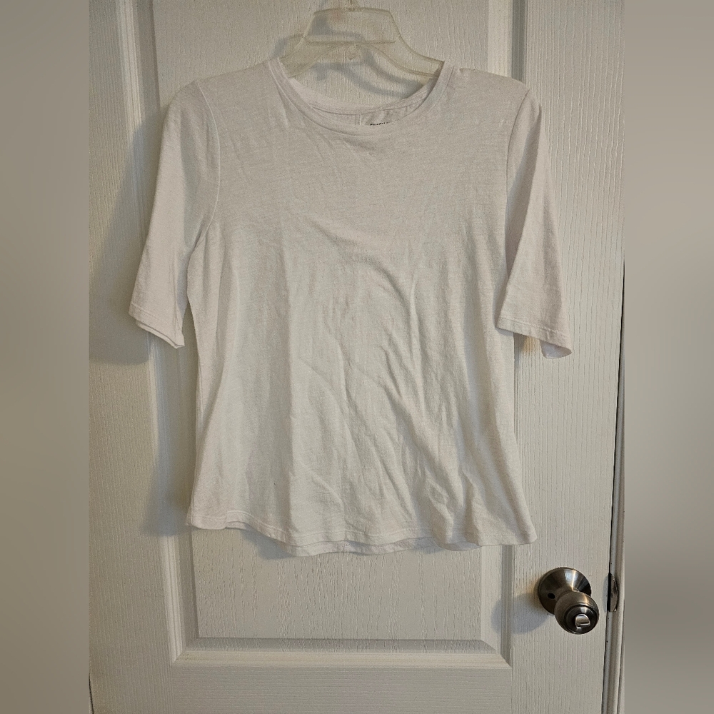 Womens PS White Eileen Fisher Tee
